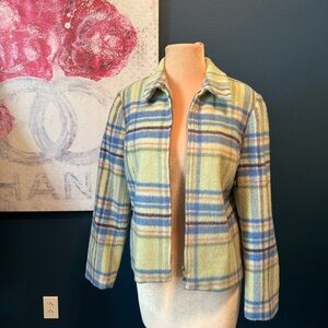 Requirements Woolblend Plaid Jacket 12